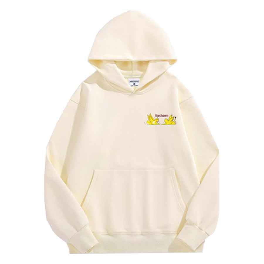 Wheel of Forchewn Fleece-lined Hoodie White